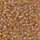 Miyuki seed beads 8/0 - Silverlined dark gold ab 8-1004